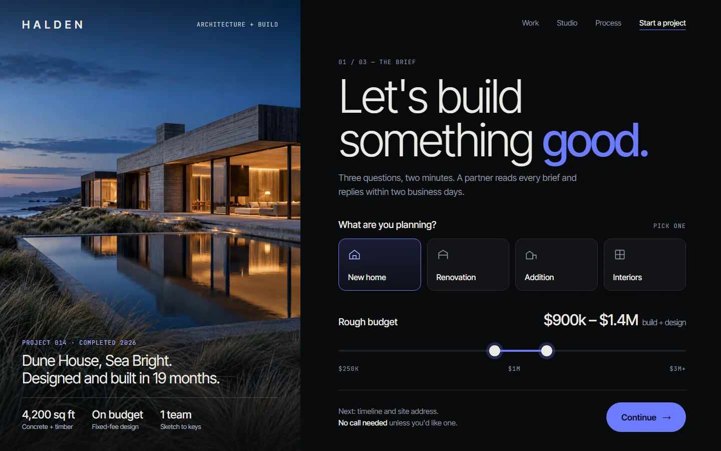 Halden concept mockup